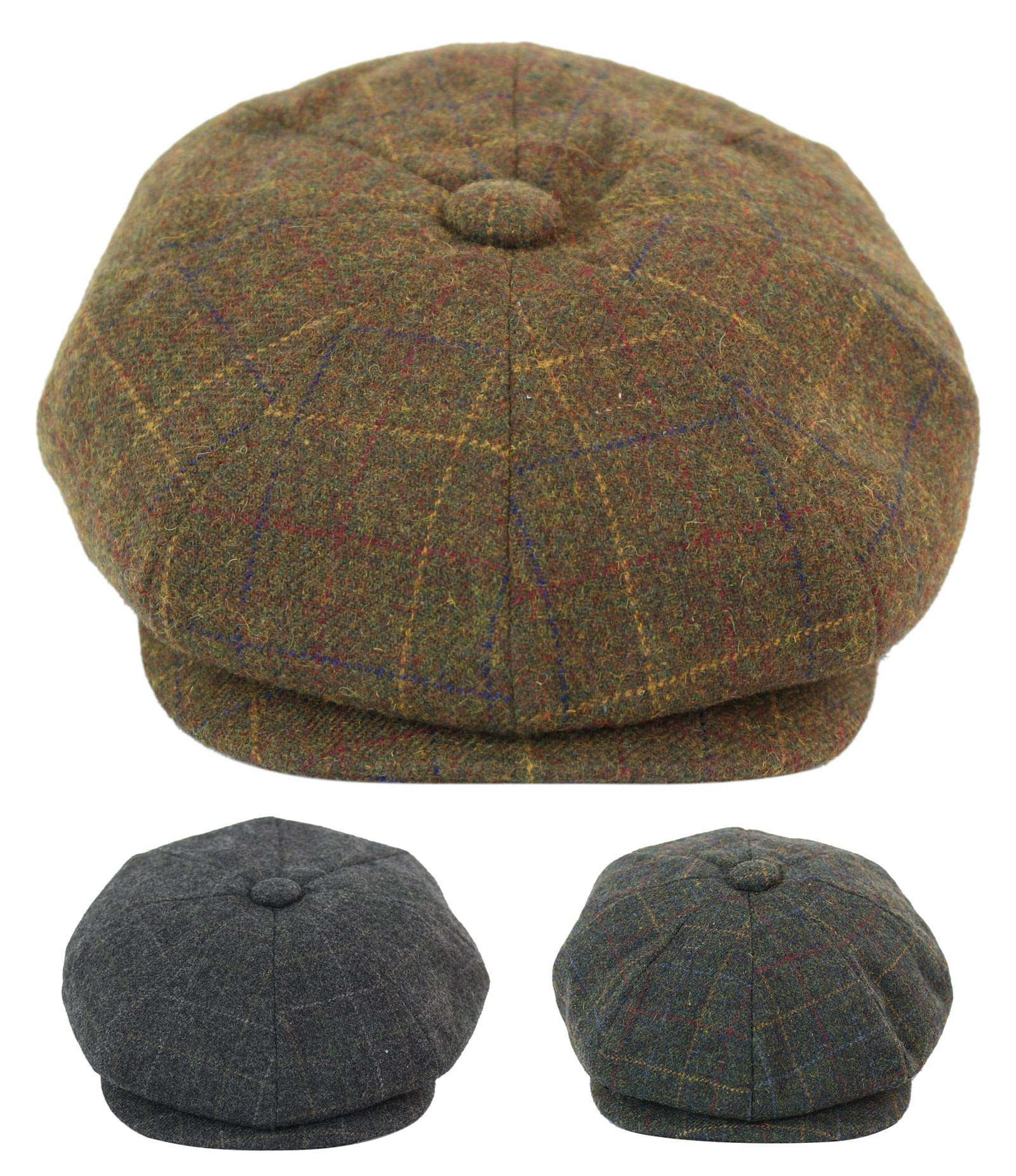 Moška kapa Peaky Blinders z 8 paneli