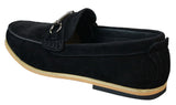 Moški čevlji za vožnjo s slip-on zaponko Horsebit, mokasini, retro elegantni in casual, iz semiša