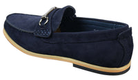 Moški čevlji za vožnjo s slip-on zaponko Horsebit, mokasini, retro elegantni in casual, iz semiša