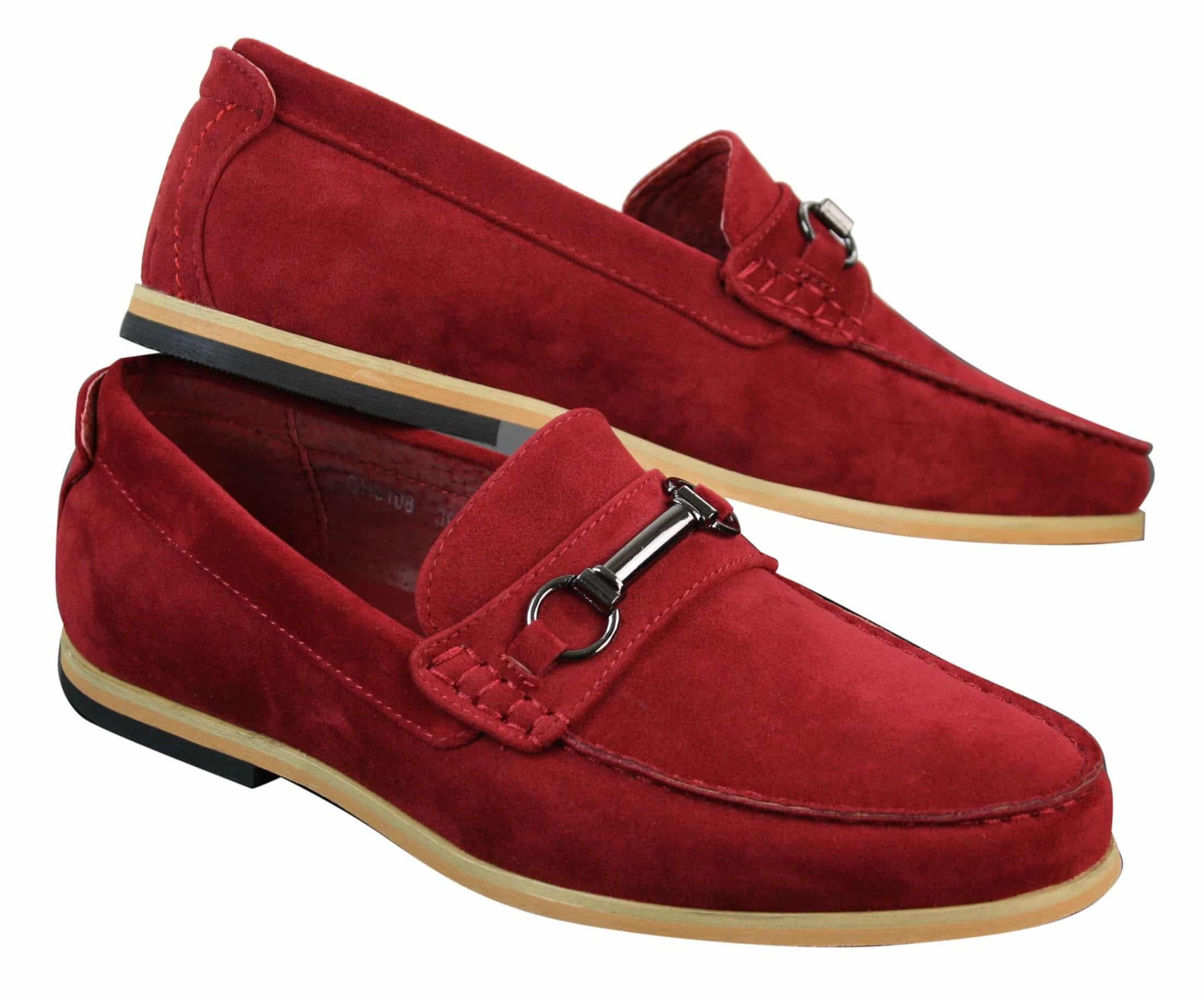 Moški čevlji za vožnjo s slip-on zaponko Horsebit, mokasini, retro elegantni in casual, iz semiša