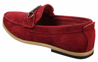 Moški čevlji za vožnjo s slip-on zaponko Horsebit, mokasini, retro elegantni in casual, iz semiša