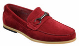 Moški čevlji za vožnjo s slip-on zaponko Horsebit, mokasini, retro elegantni in casual, iz semiša