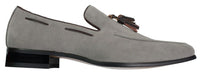 Moški semiš mokasini za vožnjo, brezrokavniki, usnjeni elegantni čevlji z resicami
