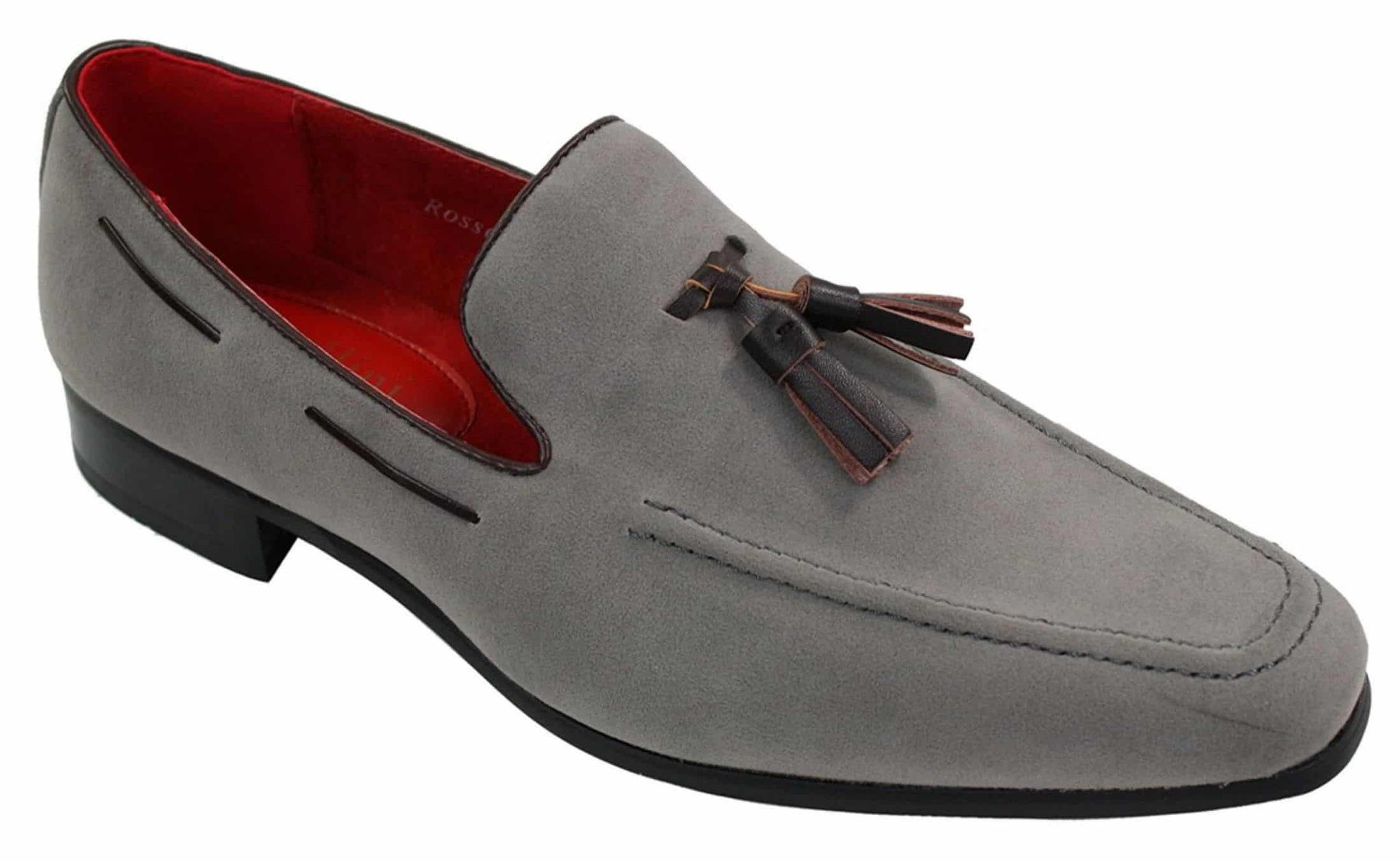 Moški semiš mokasini za vožnjo, brezrokavniki, usnjeni elegantni čevlji z resicami