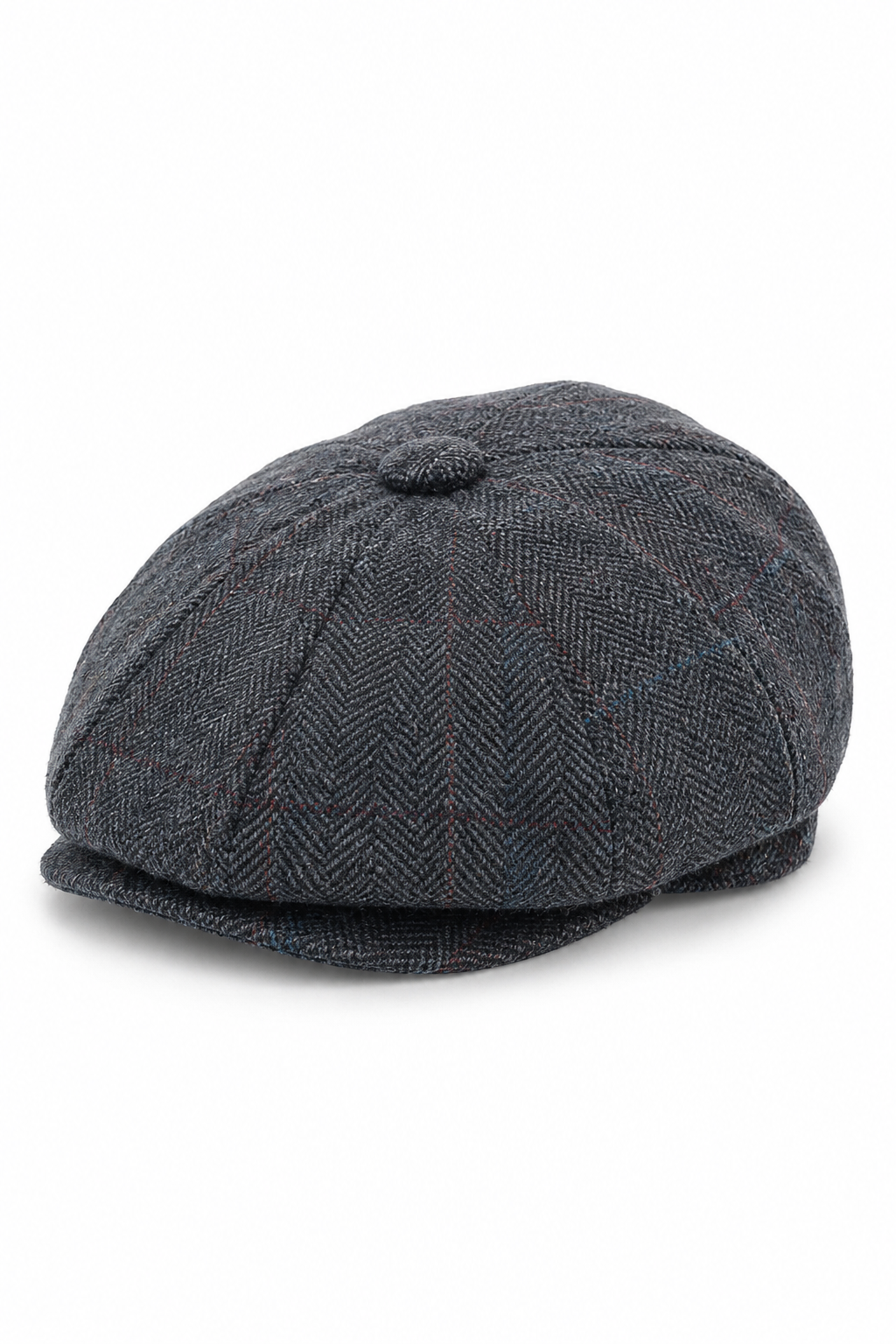 Moška kapa Peaky Blinders s tvidom in karo vzorcem