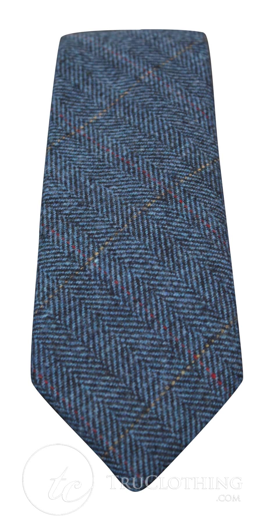 Moške tvidaste kravate z vzorcem ribje kosti Marc Darcy, klasične vintage retro deonske