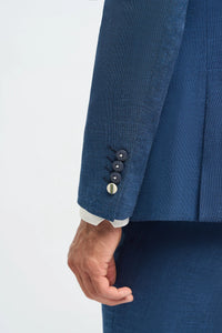 Miami - Moški moder poročni blazer