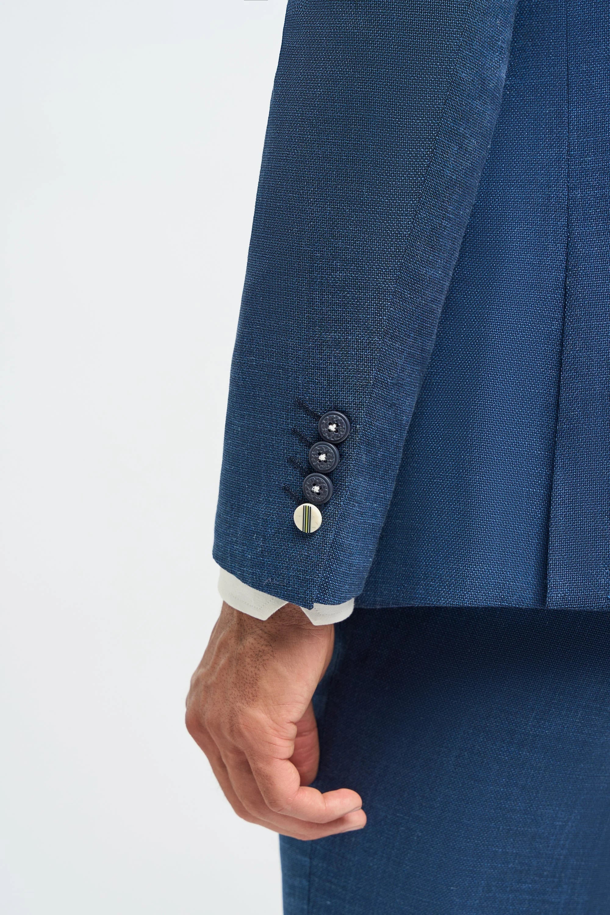 Miami - Moški moder poročni blazer