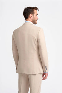 Miami - Moški bež poročni blazer