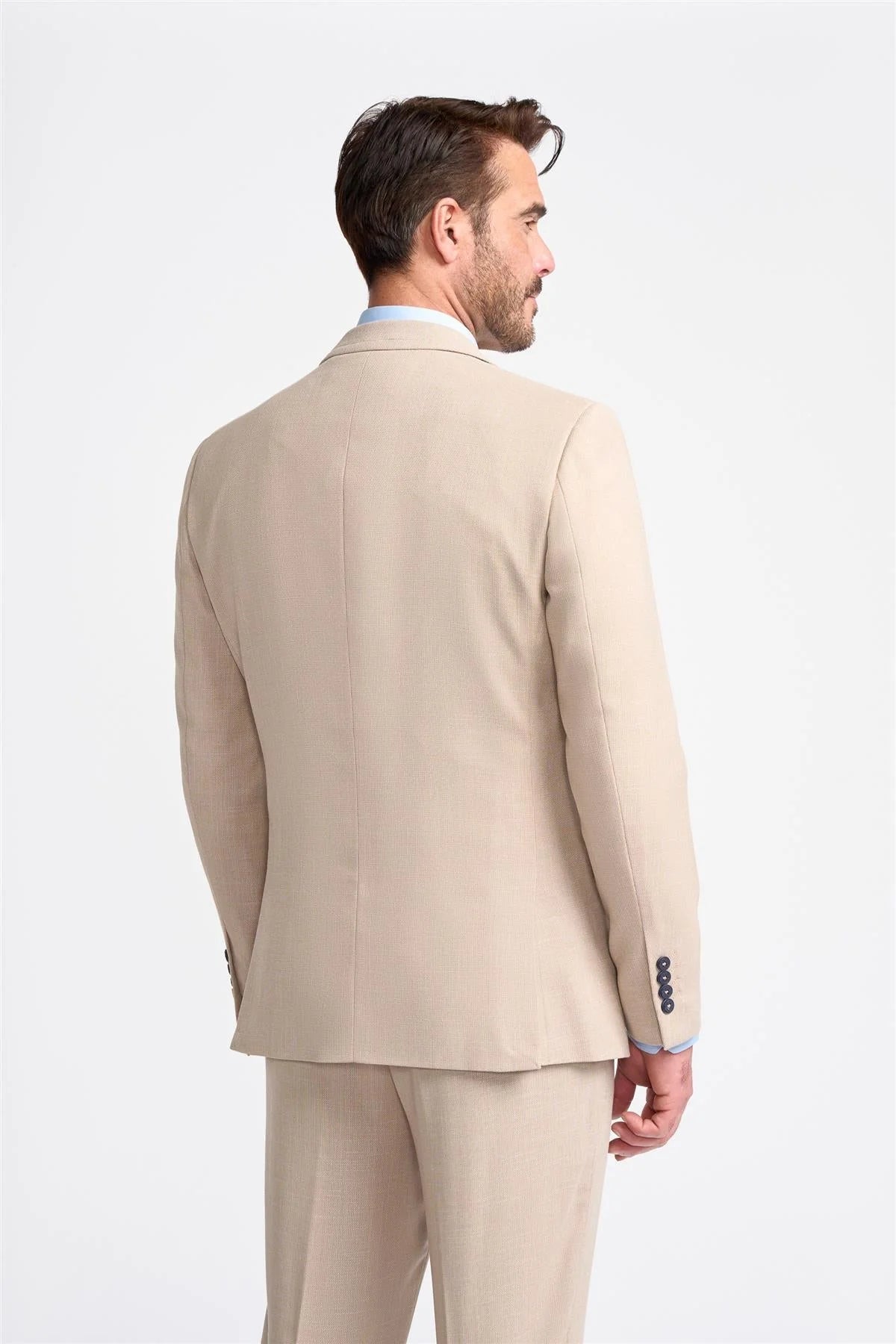 Miami - Moški bež poročni blazer