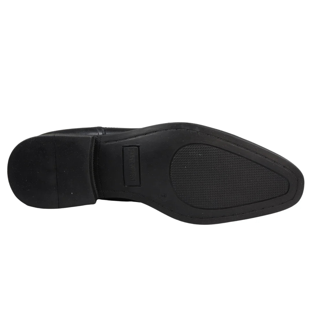 Moški črni brezrokavniki Chelsea iz pravega usnja, elegantni in casual