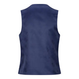 Fantovski 3-delni volneni komplet iz modrega tvida, vintage klasičen telovnik s 4 žepi iz 20. let prejšnjega stoletja