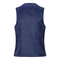 Fantovski 3-delni volneni komplet iz modrega tvida, vintage klasičen telovnik s 4 žepi iz 20. let prejšnjega stoletja