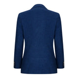 Fantovski 3-delni volneni komplet iz modrega tvida, vintage klasičen telovnik s 4 žepi iz 20. let prejšnjega stoletja