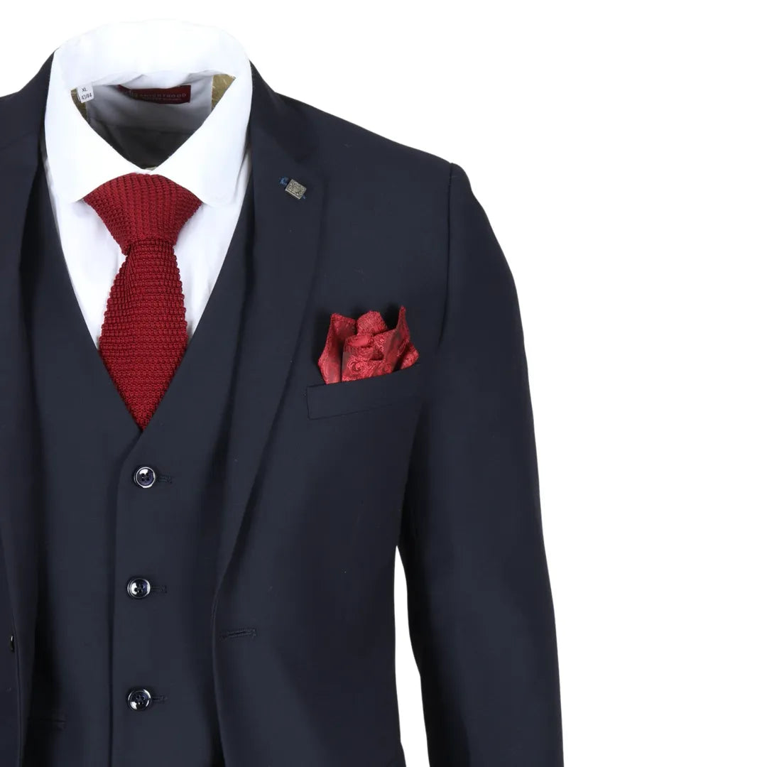 Parker - Moški mornarsko moder blazer kroja