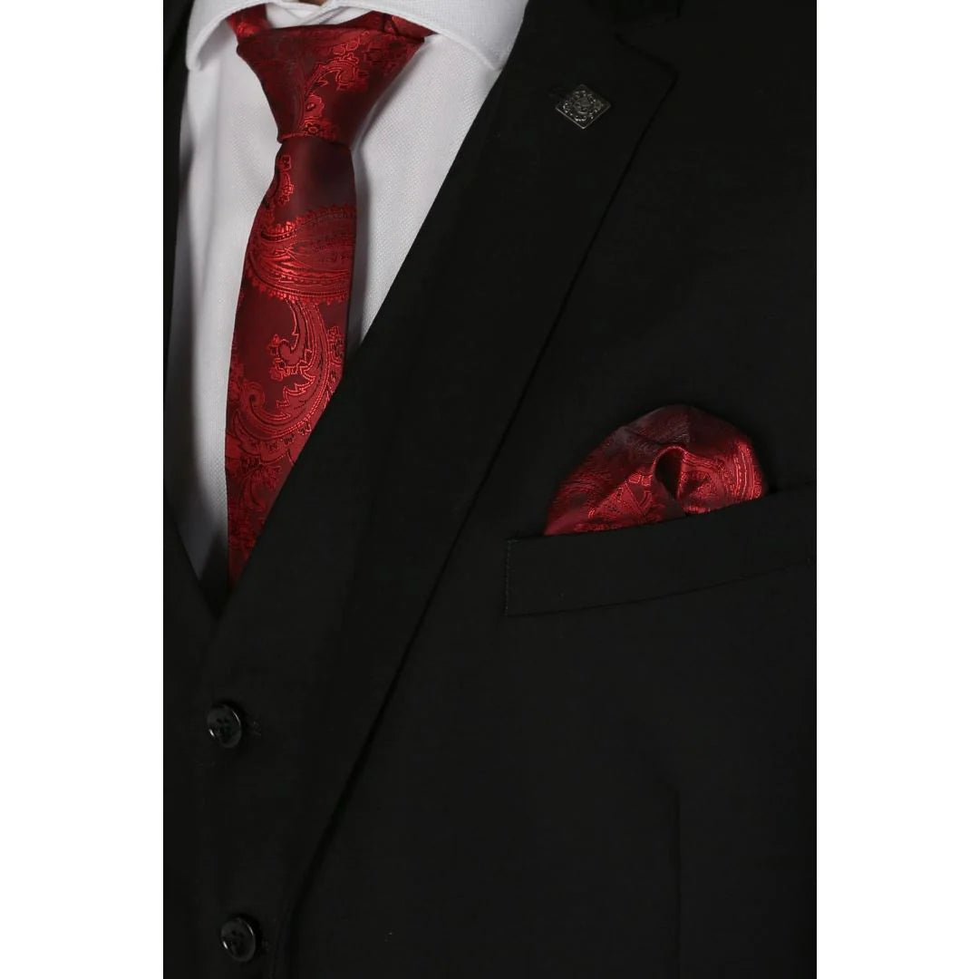 Parker - Moški enobarvni črni blazer