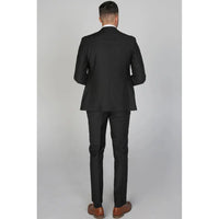 Parker - Moški enobarvni črni blazer