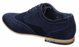 Patron 238 moški semiš usnjeni brogues elegantni casual rdeče rjavi mornarsko črni čevlji z vezalkami retro
