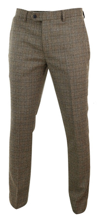 Ralph - Moške rjave hlače iz tvida