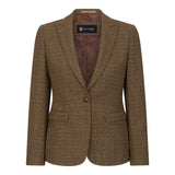 Ralph - Ženski rjav tvid blazer krojenega kroja