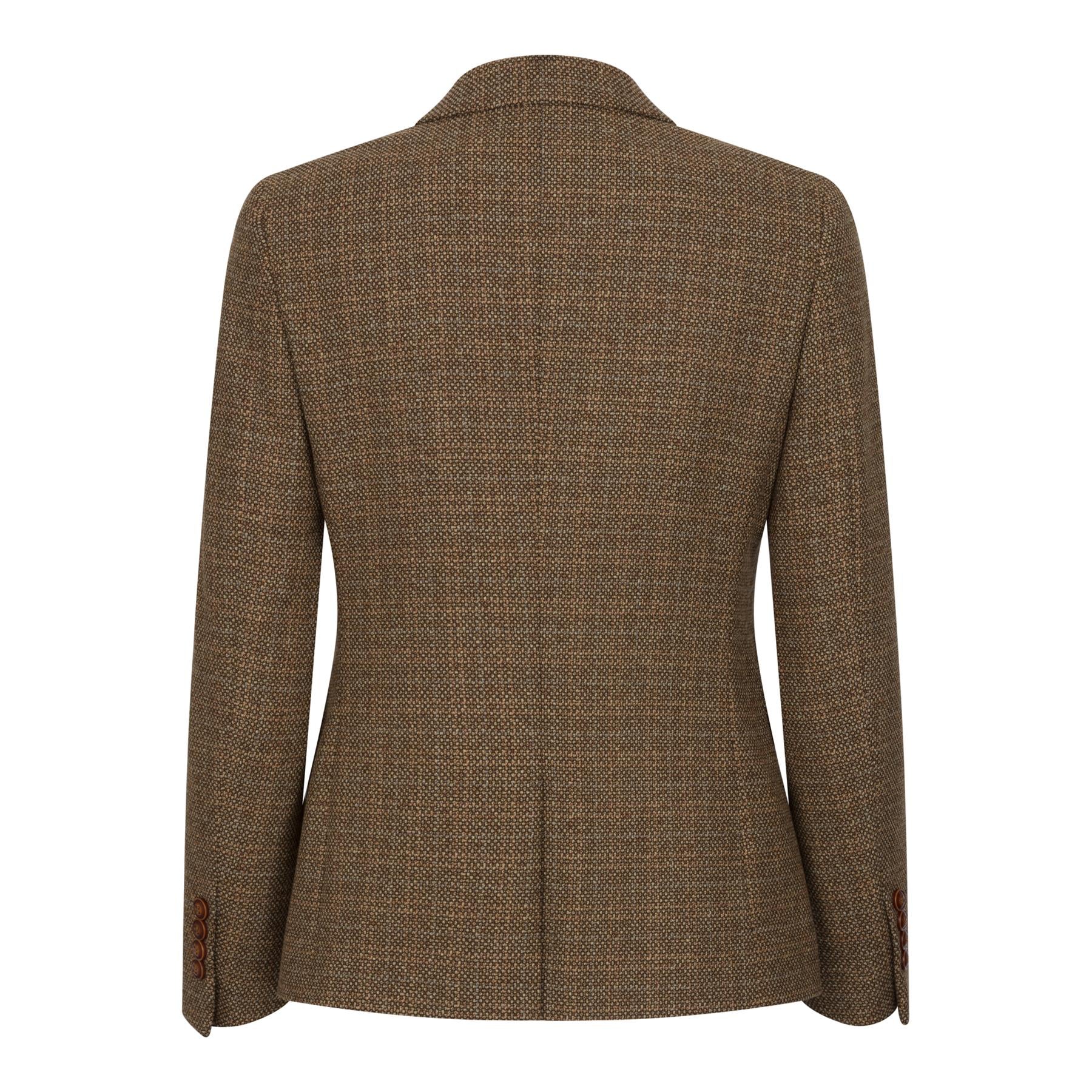 Ralph - Ženski rjav tvid blazer krojenega kroja