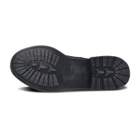 Sebastian - Moški črni usnjeni puščavski škornji z vezalkami