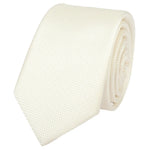 Moška kravata z žepom in kvadratnim kompletom, formalna enobarvna kravata - slonokoščena