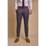 Tokyo - Moška temno modra dvodelna obleka z dvojnim zapenjanjem