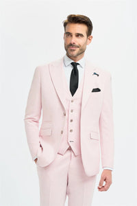 Tropez - Moški roza krojeni blazer