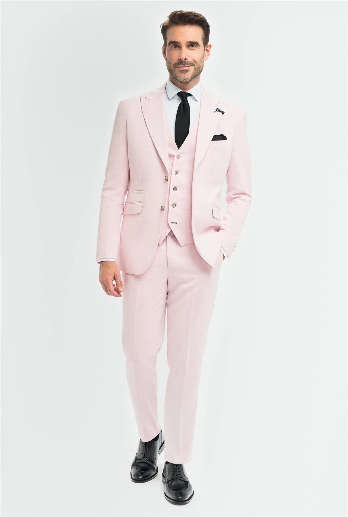 Tropez - Moški roza krojeni blazer