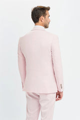 Tropez - Moški roza krojeni blazer