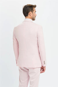 Tropez - Moški roza krojeni blazer