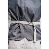 Radika - moški svetlo siv karo telovnik