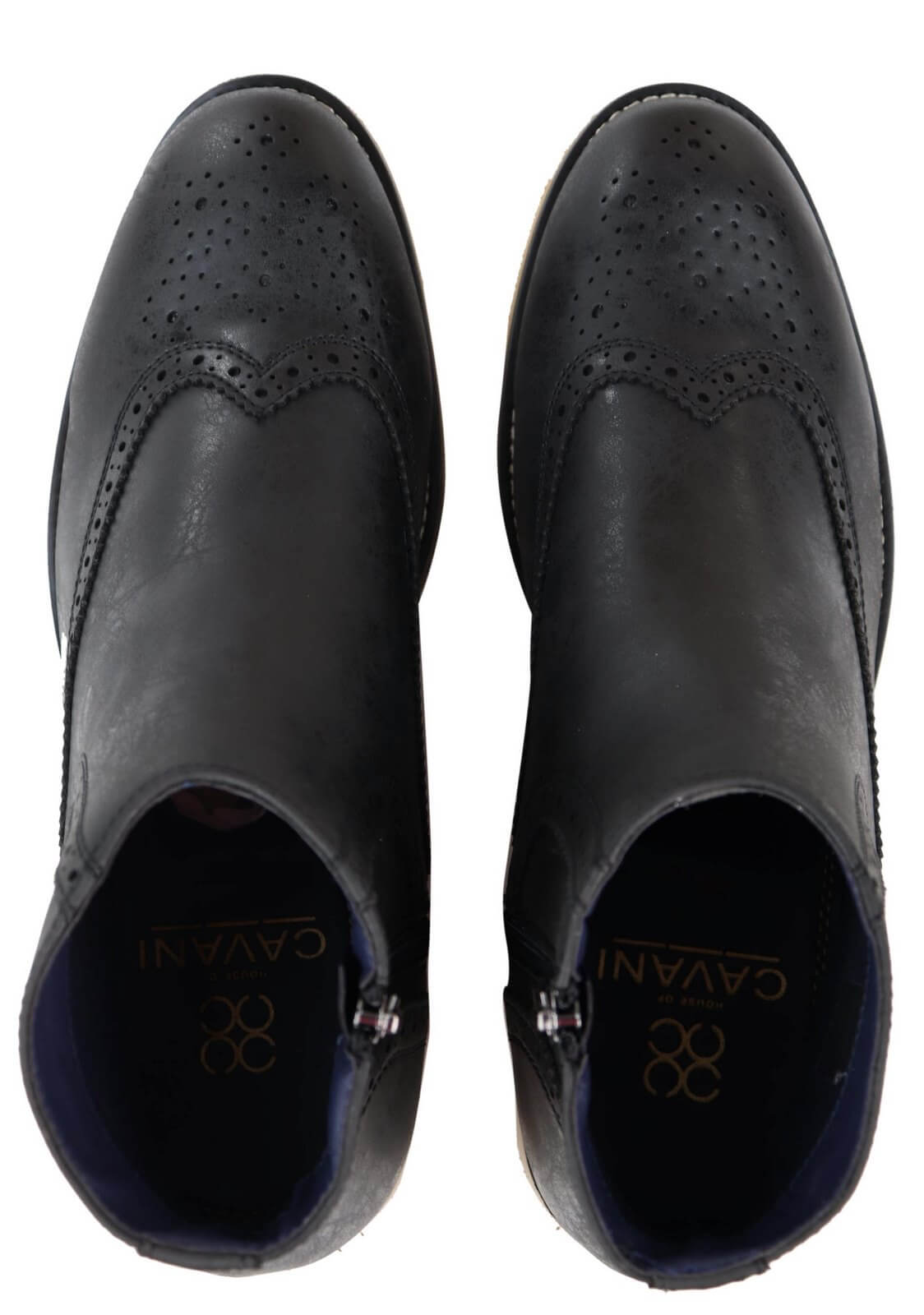 Moški škornji Peaky Blinders Brogue z zadrgo