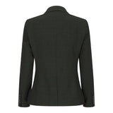 Ženski tvid zelen karo blazer volnen klasičen lovski suknjič vintage 1920 retro