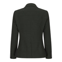 Ženski tvid zelen karo blazer volnen klasičen lovski suknjič vintage 1920 retro