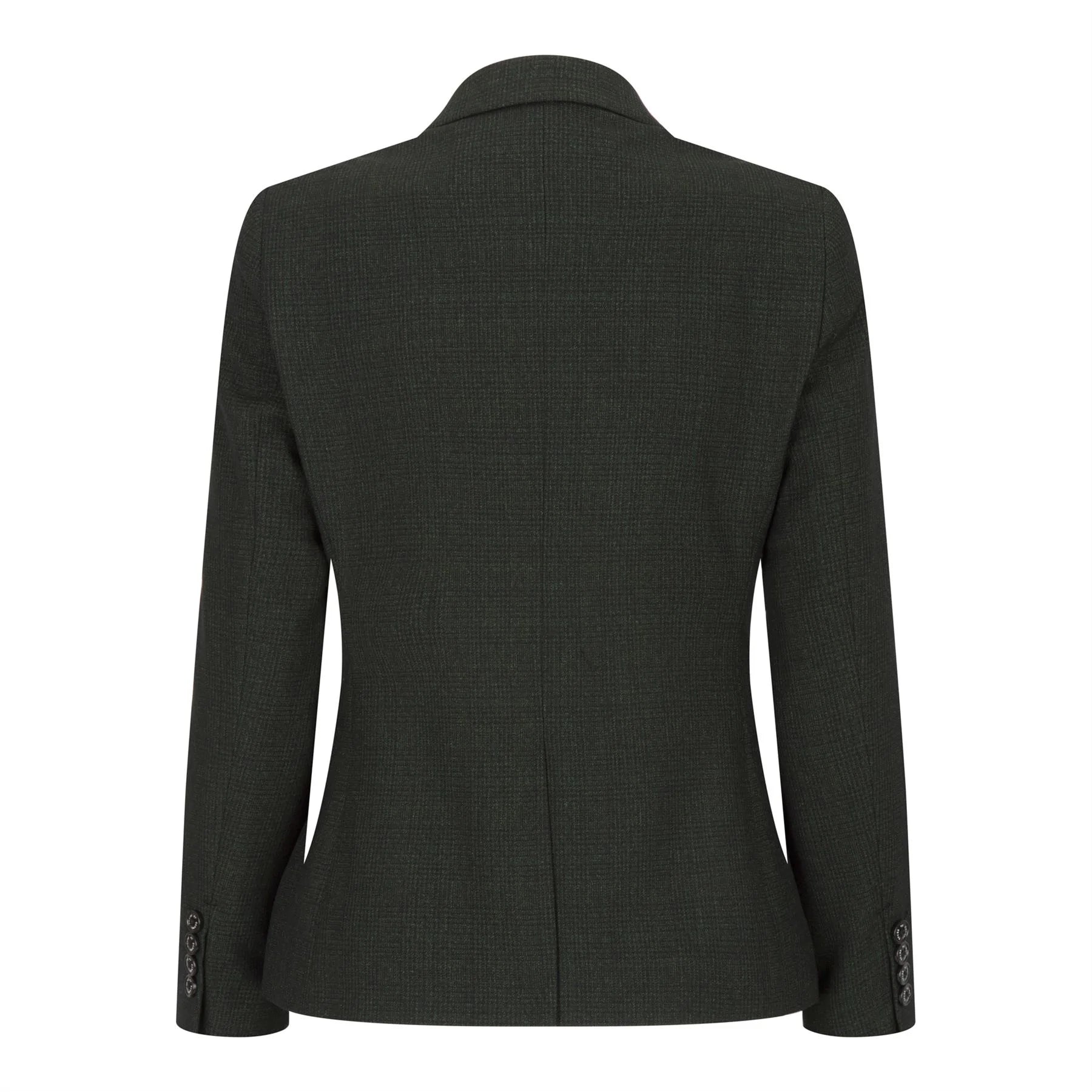 Ženski tvid zelen karo blazer volnen klasičen lovski suknjič vintage 1920 retro
