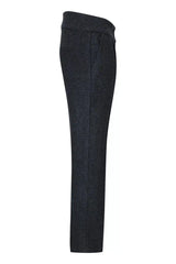 Ženske sive tvid hlače z vzorcem ribje kosti, krojeni kroj iz 20. let prejšnjega stoletja, vintage retro