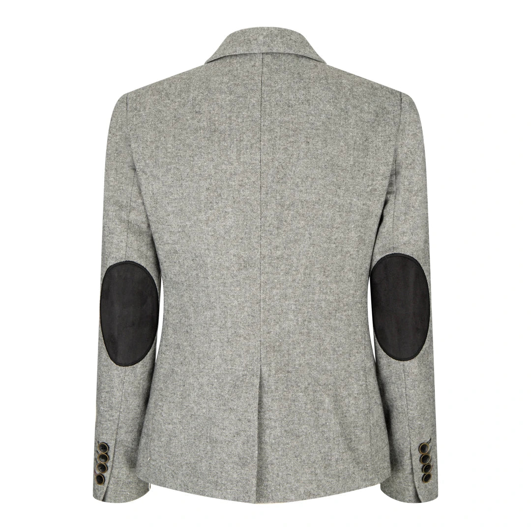 wsn03 - Ženski tvid siv blazer suknjič Elow Patch Peaky 1920s