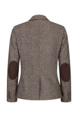Ženski blazer, vintage blinderji iz 20. let prejšnjega stoletja, rjav, ribja kost, krojen kroj