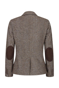 Ženski blazer, vintage blinderji iz 20. let prejšnjega stoletja, rjav, ribja kost, krojen kroj