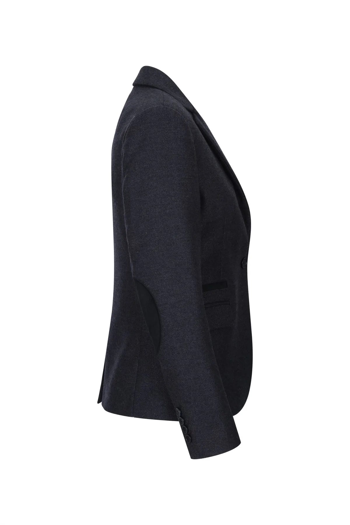 Ženske Črna jakna Tvid Ribja kost Volna Klasična Elegantna Casual Vintage 1920-ta