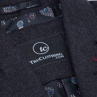 Ženski črni telovnik iz tvida, volnene barve, klasičen, eleganten in casual, vintage, 1920-ta leta